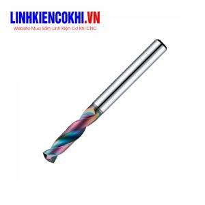 Mũi Khoan Carbide Hiệu Suất Cao 3D Chạy Thép ~48Hrc 2DUBES JJTool
