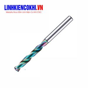 Mũi Khoan Carbide Hiệu Suất Cao Dài 5D Chạy Thép ~48Hrc 2DUBES JJTool