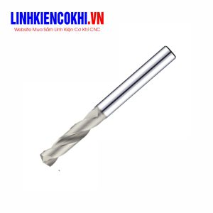 Mũi Khoan Carbide Ngắn 2D Chạy Thép Gang ~28Hrc 2DUBE-S JJTool