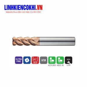 Dao phay bo góc 4 me cắt chạy 70HRC ZR714 Widin