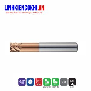 Dao phay bo góc 6 me cắt chạy 70HRC ZR706 Widin
