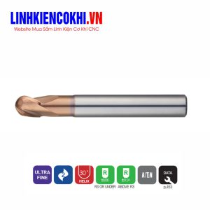 Dao phay cầu sau nhiệt 70HRC DB712 Widin