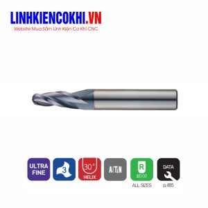 Dao phay côn đầu cầu 3 me 30~50HRC TB503 Widin