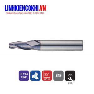 Dao phay côn đầu phẳng 3 me 30~50HRC TE503 Widin