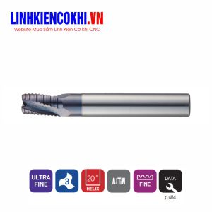 Dao phay thô răng cưa 3 me 30~50HRC PK503 Widin
