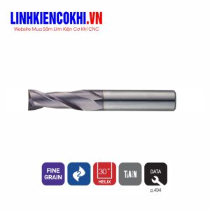 Dao phay phẳng 2 me 10~30HRC TX302 Widin