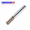 Dao Phay 6 Me Bo Góc R Xoắn 45 Độ Thép Trước Sau Nhiệt 50~62Hrc 6CRL JJTool