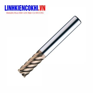 Dao Phay 6 Me Bo Góc R Xoắn 45 Độ Thép Trước Sau Nhiệt 50~62Hrc 6CRL JJTool